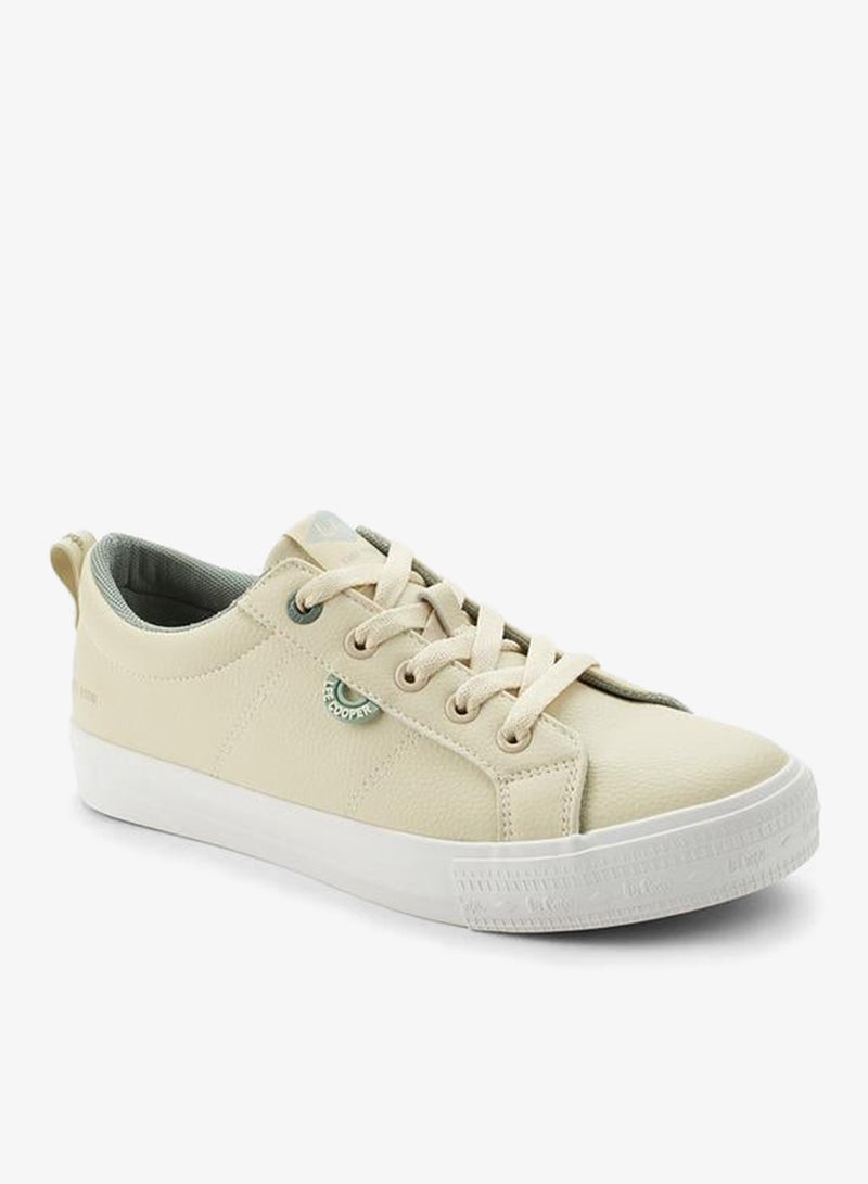 لي كوبر حذاء رياضي نسائي بكعب للكاحل برباط - Image 1